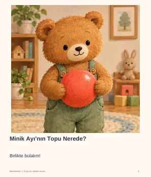 Minik Ayı’nın Topu Nerede? PDF kapağı